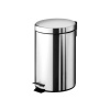 Colombo Hotel Collection Ведро для мусора 5л, с крышкой и педалью, цвет: полированная нерж.сталь
