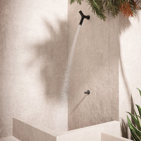 ANTONIO LUPI APOLLO Верхний душ Ø45 мм., настенный монтаж, цвет черный матовый 