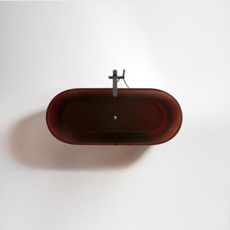 ANTONIO LUPI BORGHI Ванна 1800х750х530 мм., отдельностоящая, с нажимным донным клапаном и сифоном, Icemood, цвет Mostato матовый 