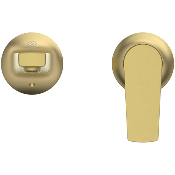 Ideal Standard La Dolce Vita Смеситель для раковины, встраиваемый, излив: 21см, без комплектом №1 A1313NU, цвет: PVD Brushed Gold 