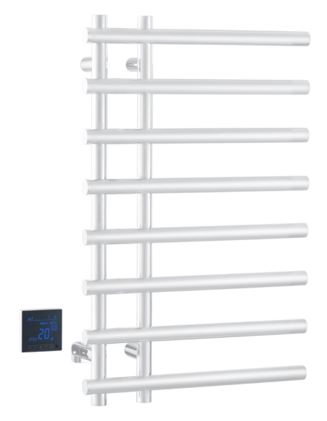 Полотенцесушитель электрический круглый сухой WHITE 