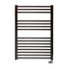 Irsap Ares Полотенцесушитель электр. 580x818x30мм (15 трубок-2 пром), мощность:400 ватт,с электр/термостатом, провод: 1200мм, цвет: черный матовый(К1) 