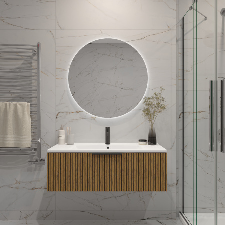 Раковина накладная Oliveeka, белая, NS80 