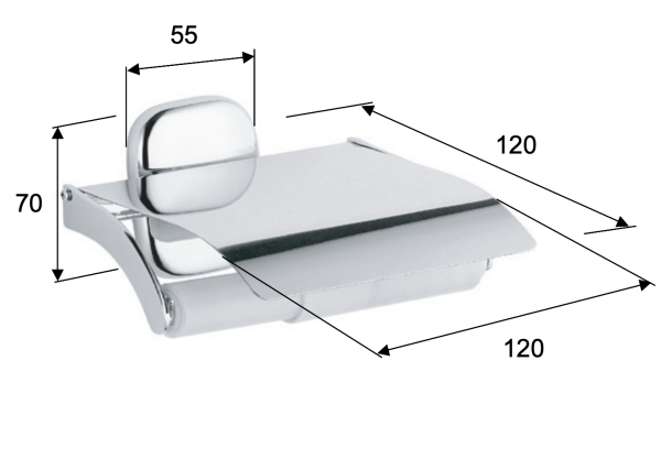 Бумагодержатель Remer Suite SU60CR 