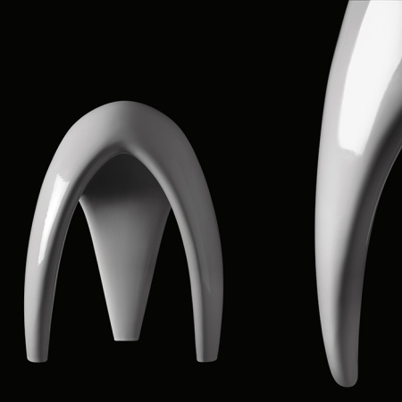 Kerasan Artwork Cтатуэтка декоративная из керамики для ванной комнаты  "MOSCARDINO", цвет белый 