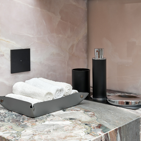 ADJ Мыльница, 14x9xH2 см., цвет: хром 