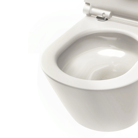 Catalano SFERA Унитаз подвесной 55x35, безободковый, смыв Tornado, покрытие Twinglaze+, без крепежа, цвет Lino Satinato 