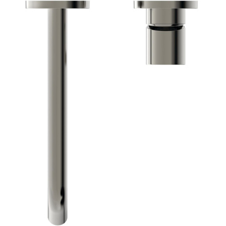 Ideal Standard Joy Cмеситель для раковины, встраиваемый, излив: 22.5см, без комплектом №1 A1313NU, цвет: PVD Silver Storm 