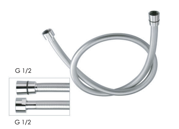 Шланг для душа ПВХ 150 см Remer 332CNMTR150 