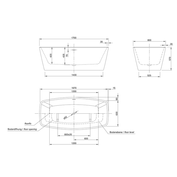 KNIEF Слив перелив с системой Click-Clack, с гибким шлангом и горизонтальным отводом, цвет хром (смонтирован на ванне) 