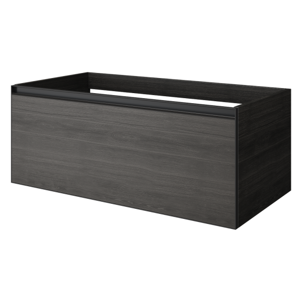 QUATRO 1 100CM  тумба OAK ANTHRACITE профиль ANTHRACITE 