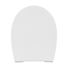 Roca VICTORIA NORD Cиденье с крышкой для унитаза тонкое с механизмом "мягкое закрывание", белый (ZRU9302919) 