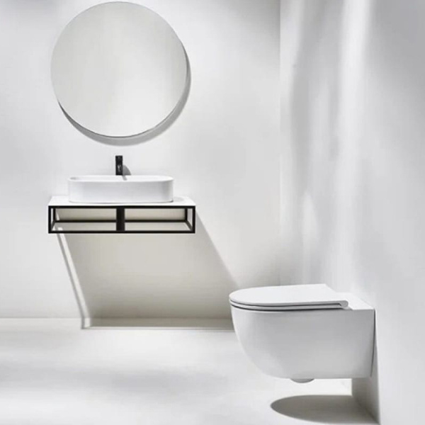 Simas Trevi Сиденье для унитаза с микролифтом, цвет белый матовый 