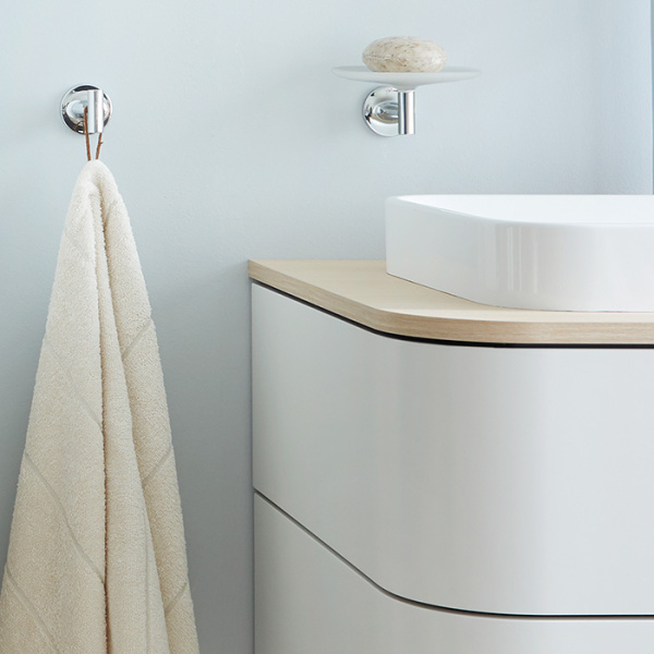 Duravit Happy D.2 Plus Раковина 600х400мм, без перелива,с выпуском с керамической крышкой цвет: белый (Спец.цена из наличия) 