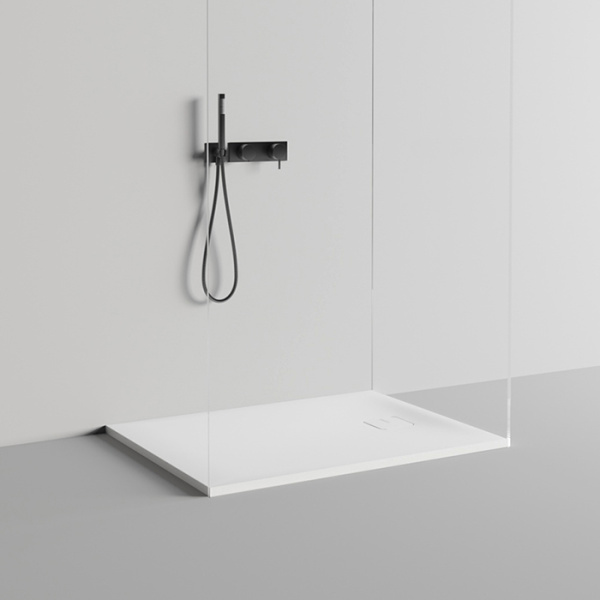 Salini OASI Поддон 900х900х30мм, с сифоном, мат-л: S-Stone, матовый, белый. 