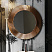 Laufen Kartell Зеркало круглое d=780мм, настенное, без подсветки, цвет: янтарь