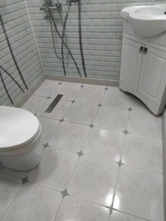 Глазурованный керамогранит Cersanit Palmira серый 42x42 