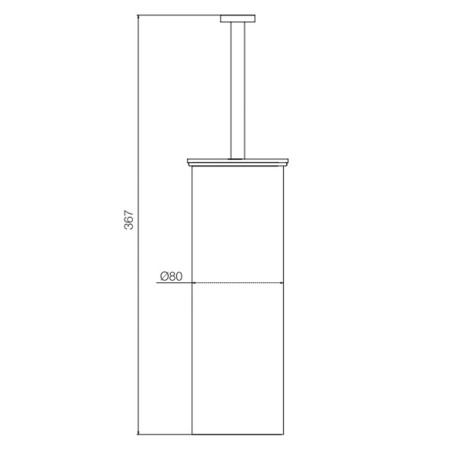 FIMA|Carlo Frattini Rotola Ёршик напольный, цвет хром 