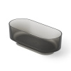 DEA DESIGN Shadow Ванна отдельностоящая 170x72xh56 см, материал: Glasstech прозрачная смола, цвет: Smoky Black R4
