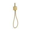 AX Edge Ручной душ 2jet с держателем, шлангом 1,25м и обр.клапаном, цвет: полир. золото