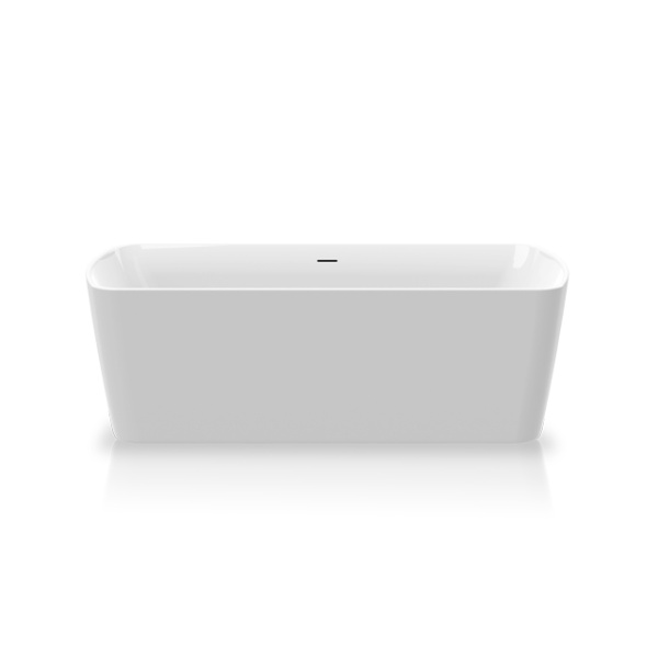 KNIEF Слив перелив с системой Click-Clack, с гибким шлангом и горизонтальным отводом, цвет хром (смонтирован на ванне) 