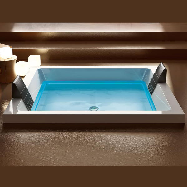 Gruppo Treesse Dream 200 Ванна 200x160xh66 см. гидром. с циф.сист.и сист. дезинф. и пульт дистанц. упр.сливная колонка, 