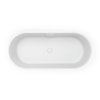 Jacuzzi Moorea Ванна отдельностоящая из композита 170x75x60.5 см, слив-перелив, сифон, регулир.ножки, цвет белый матовый 