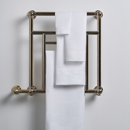 Devon&Devon Jupiter 3 Полотенцесушитель электрический 725x685x143 мм., скрытое подключение слева, цвет светлое золото 