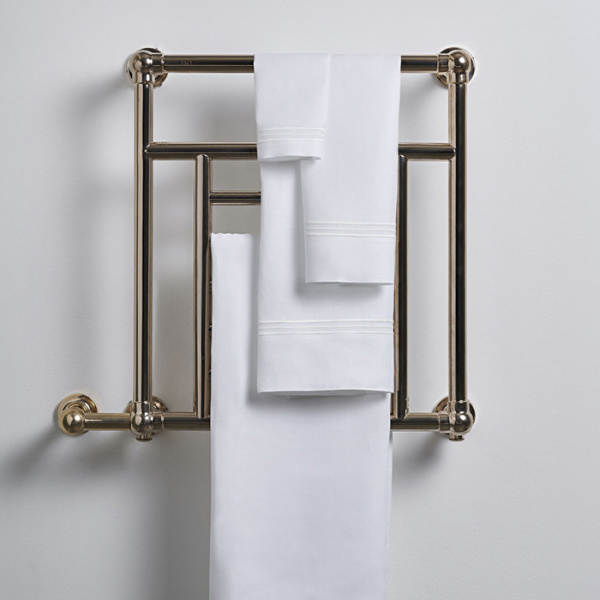 Devon&Devon Jupiter 3 Полотенцесушитель электрический 725x685x143 мм., скрытое подключение слева, цвет светлое золото 