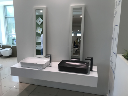 CREAVIT Раковина мебельная накладная (40*60 см) ЧЕРНАЯ МАТОВАЯ UL060.H0000 