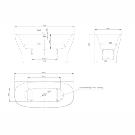 KNIEF Слив перелив с системой Click-Clack, с гибким шлангом и горизонтальным отводом, цвет хром (смонтирован на ванне) 