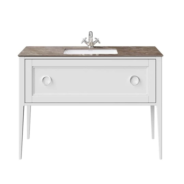 Kerama Marazzi Тумба PLAZA Classic NEO напольная 1 ящик 120, белая матовая 