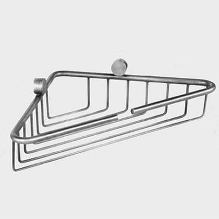 TW Bristol 534, подвесная полочка-решетка угловая 21*21*h5, цвет: хром 