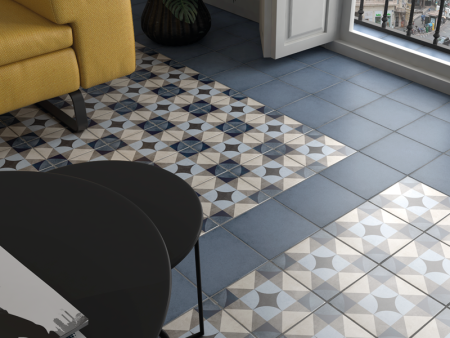 Equipe Art Noveau Керамогранит Woad Blue 20x20 натуральный 