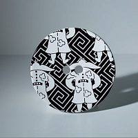 Kerasan Deco Декоративная пластина для слива раковины DECO. цвет Decoro Levante
