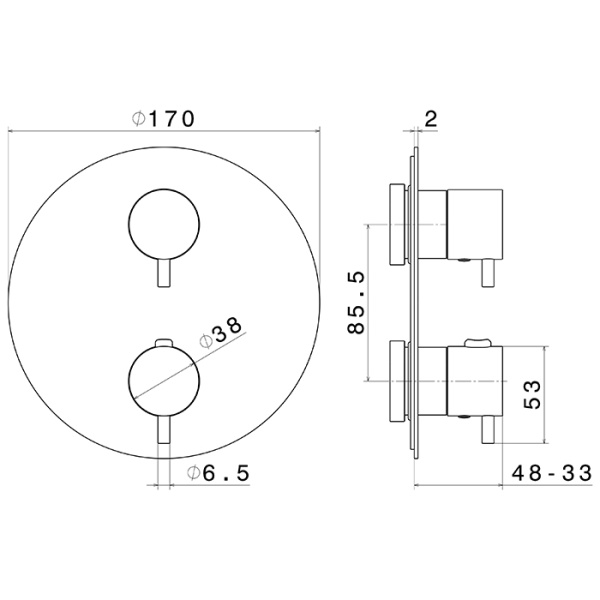 Newform X-Steel 316 Наружная часть для термостата, с переключателем до 5 источников (для 31061/31020/27888/27889) цвет: PVD Br. Gold 