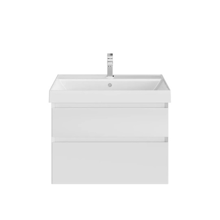 Kerama Marazzi Тумба CUBO подвесная с ящиками 70, белая матовая 