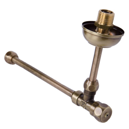 SIMAS Accessori Угловой кран, цвет бронза (Продаем с унитазами/бачками) 