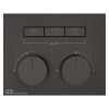 Gessi Hi-Fi Термостат для душа, с включением до 3 источников одновременно (внешняя часть), цвет: Black Metal Brushed PVD