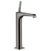 AXOR CITTERIO E Смеситель для раковины на 1 отверстие, однорычажный, высота до излива 250 мм., с незапираемым донным клапаном, цвет полир черный хром