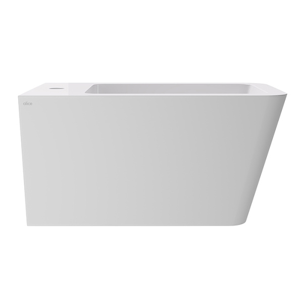 Alice Hide Биде Square 55х35, подвесное, белый глянцевый 