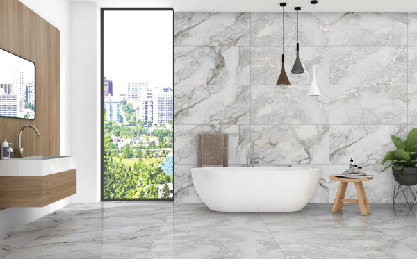  Прайм белый лаппатированный карвинг 60x120 (1,44) 