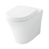 TOTO MH Унитаз приставной, 390x624x410мм, безободковый, без сиденья(подходит: VC10047NN, VC10162), Tornado Flush, CeFiONtect, цвет: белый 