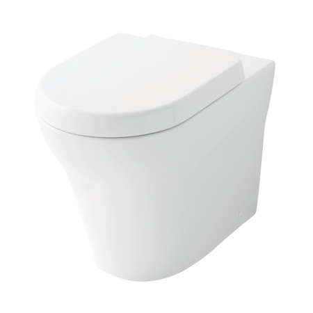TOTO MH Унитаз приставной, 390x624x410мм, безободковый, без сиденья(подходит: VC10047NN, VC10162), Tornado Flush, CeFiONtect, цвет: белый 