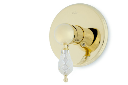 Смеситель встроенный CRYSTAL, золото_Комплект 