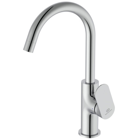 Ideal Standard Ceralife O Смеситель для раковины H215, с поворотным изливом, с донным клапаном, цвет: хром 