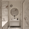Совмещенная ванная комната в стиле минимализм