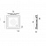 GSI Поддон квадратный 75х75 h 10см с антискользящим рельефом, слив диаметром 60мм, цвет белый