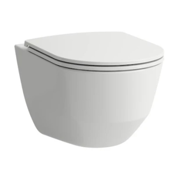 LAUFEN Pro Унитаз подвесной, безободк смыв Rimless, с инсталляцион системой, сиденье с микрол тонкое, панель смыва хром глян (АКЦИЯ с нашего склада) 