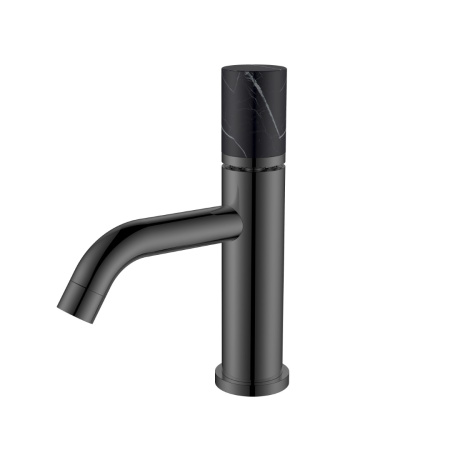 Смеситель STICK для умыв.низ.SHINE GUN METAL MRAMOR BLACK_Комплект 